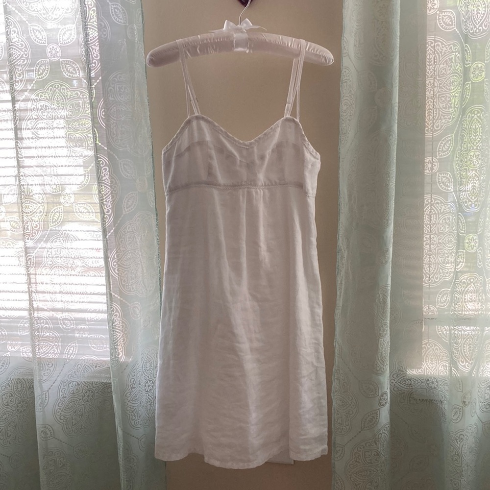 Relax Tommy Bahama White Linen Sundress